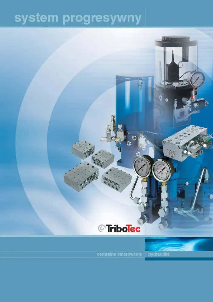 Progresywne systemy centralnego smarowania - katalog TriboTec